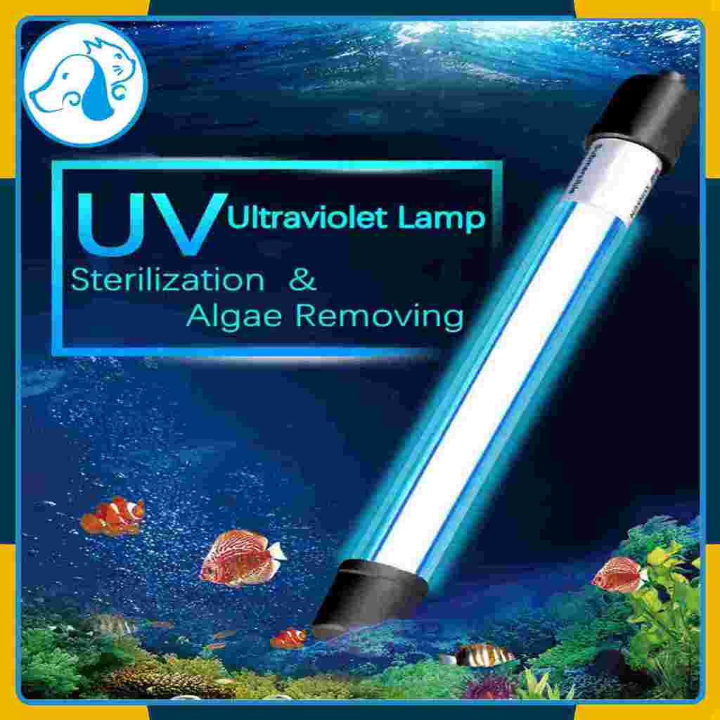 20W Aquarium UV Light Fish Tank Sterilization Lamp Purification