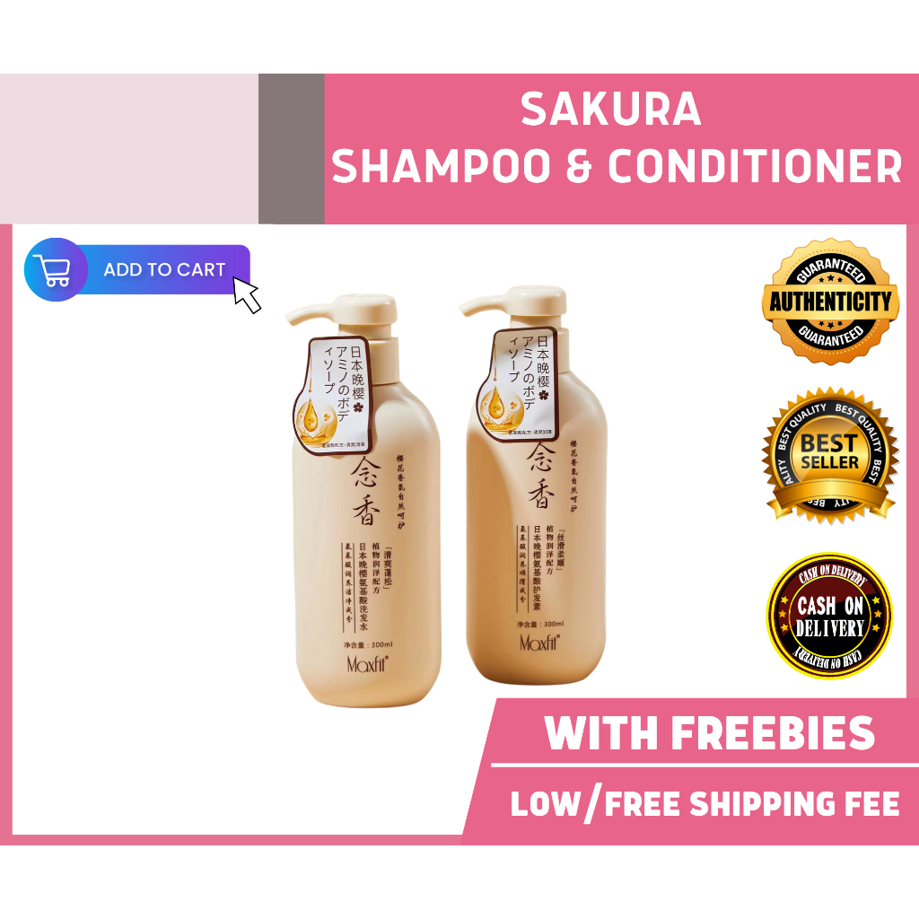 SAKURA SHAMPOO & CONDITIONER Shopee Philippines