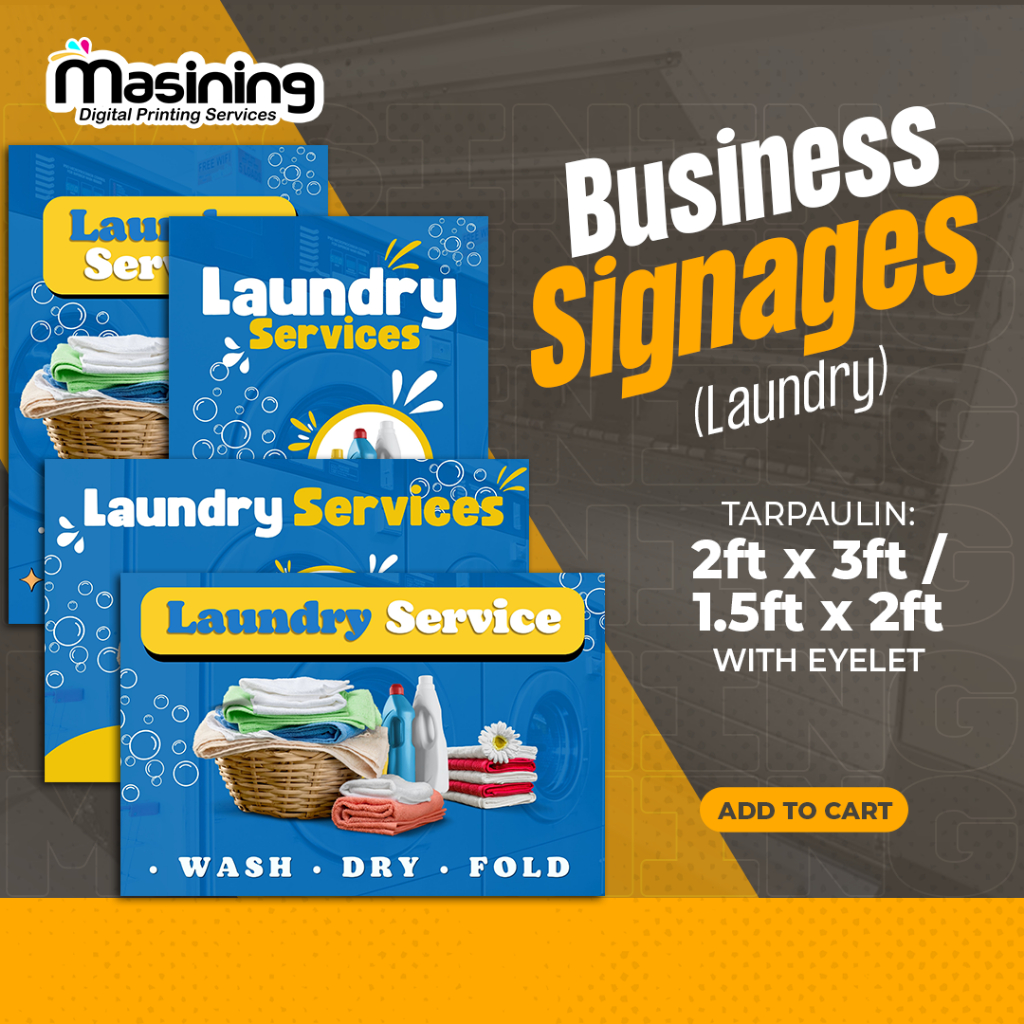 Laundry Business Tarpaulin Shopee Philippines