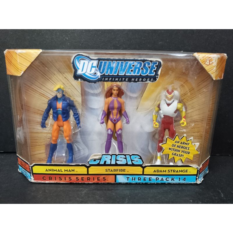 Mattel DC Universe Infinite Heroes with Animal Man, Starfire Adam