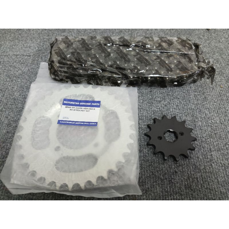 MOTORSTAR GPR V1 V2 Z250 SPROCKET SET Gpr250 Motorstar z250