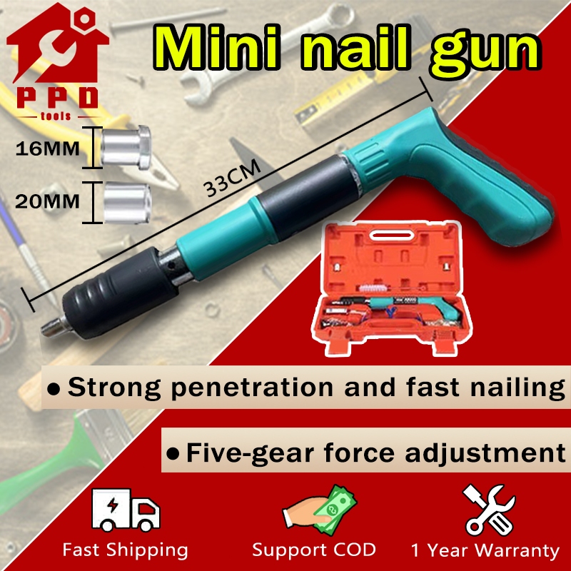 Nail gun manual steel nail gun concrete wall fastening pipe clip chisel rivet tool nail gun