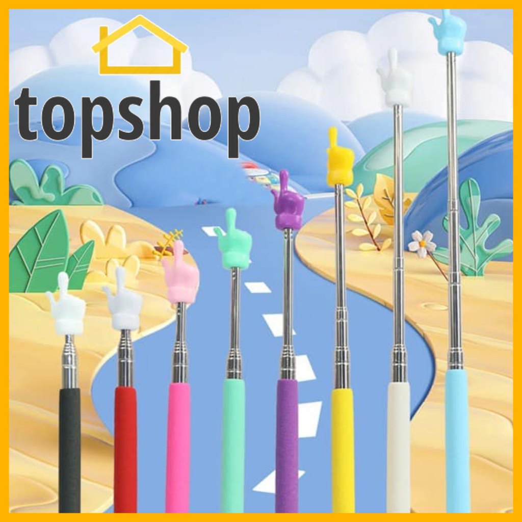 TOPSHOP 1pc Telescopic Teachers Pointer Rod School Supplies Retractable ...