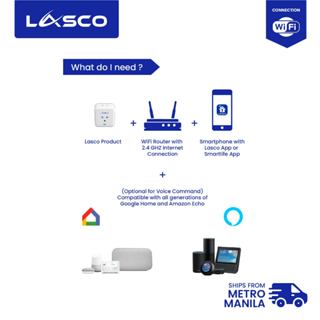 Lasco Wifi Power On Delay Dual Aircon And Fan Plug Smart Socket