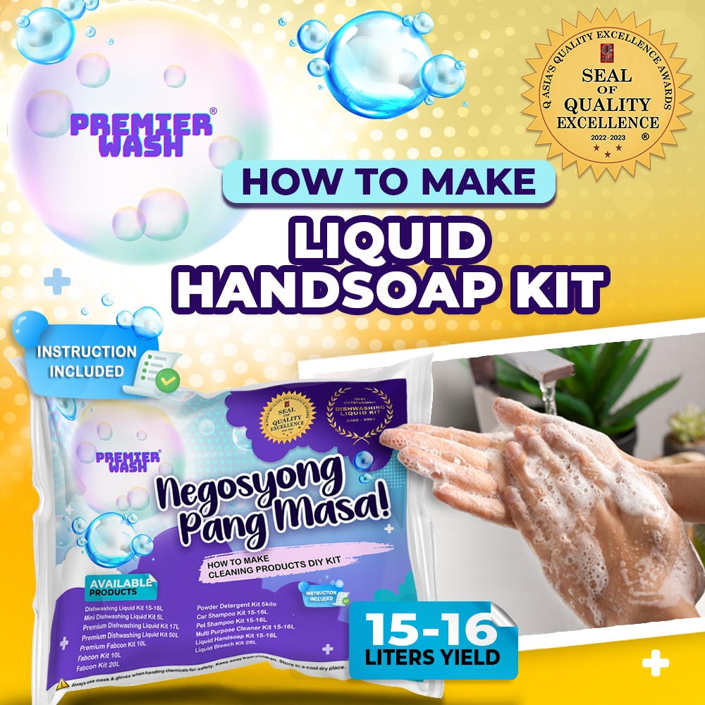 LIQUID HANDSOAP KIT - PREMIER WASH | Shopee Philippines