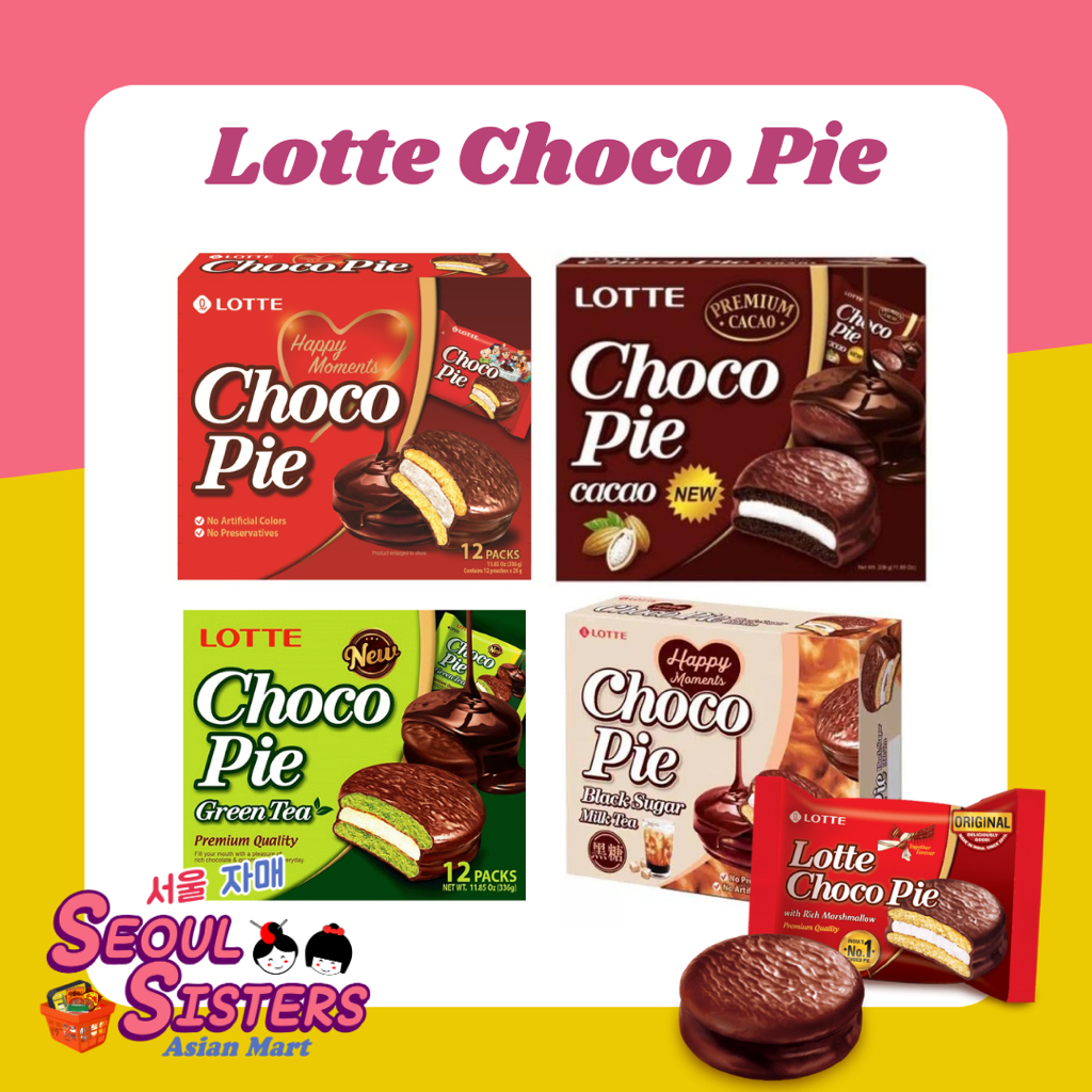 Lotte Choco Pie Korean Dessert 336g (12 pack) Shopee Philippines