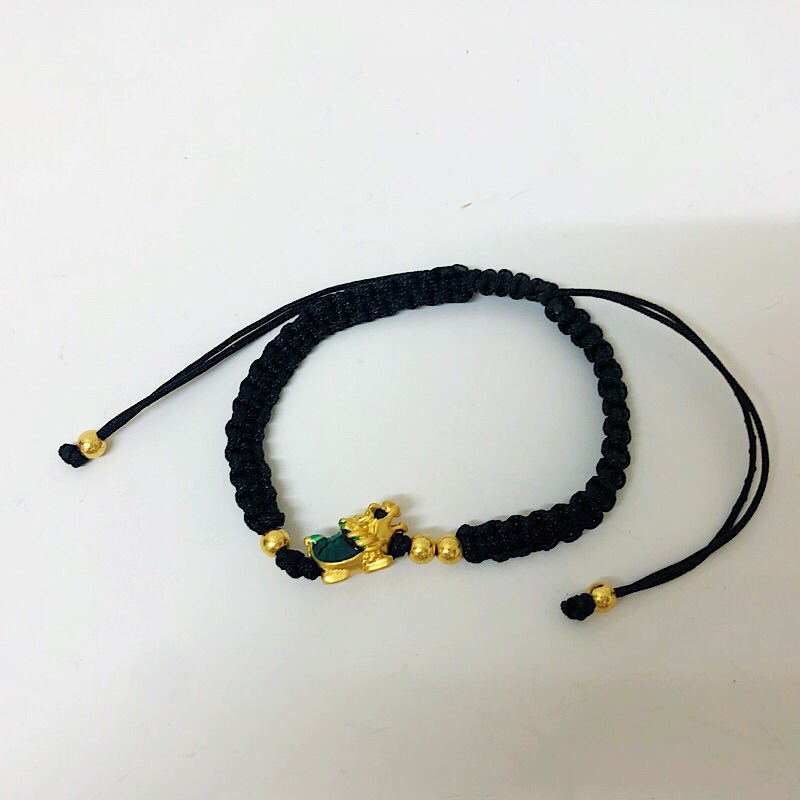 2024 Year of the Dragon Dragon Turtle Tortoise Turtoise Red String Rope Lucky Charm Bracelet