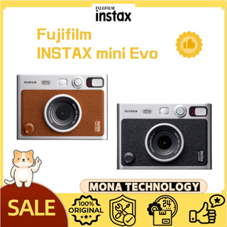 FUJIFILM 2023 Instax Mini Cheki Evo Hybrid Instant Camera Brown Type-C Model