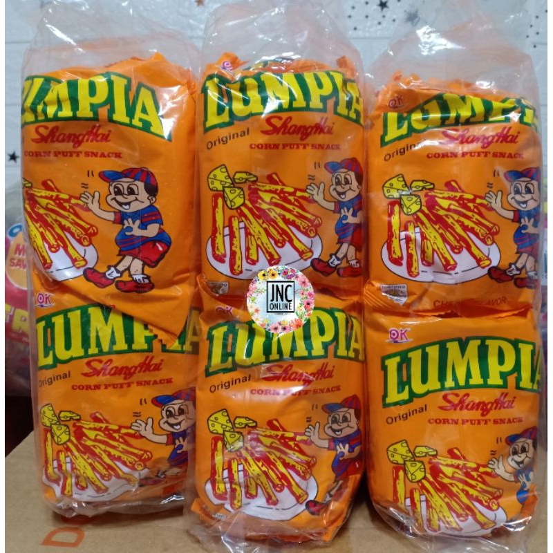 1 Pack | Lumpiang Shanghai Cheese Flavor Bigger Corn Puffs 10 pcs X 15g ...