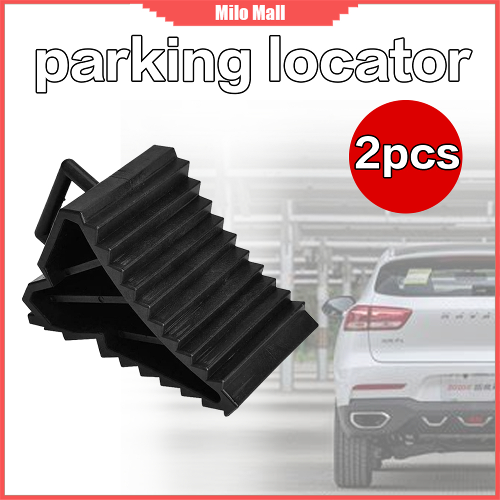 2PCS/Set ABS Plastic Auto Tire Stopper Wheel Tire Stopper Chock Stop