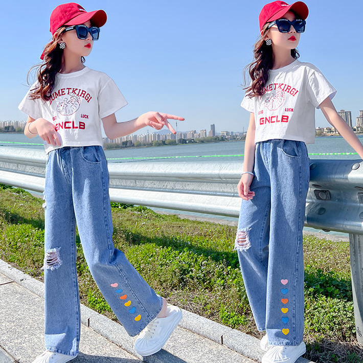 new-pants-for-teens-girls-12-to-15-hearts-pattern-ripped-jeans-maong