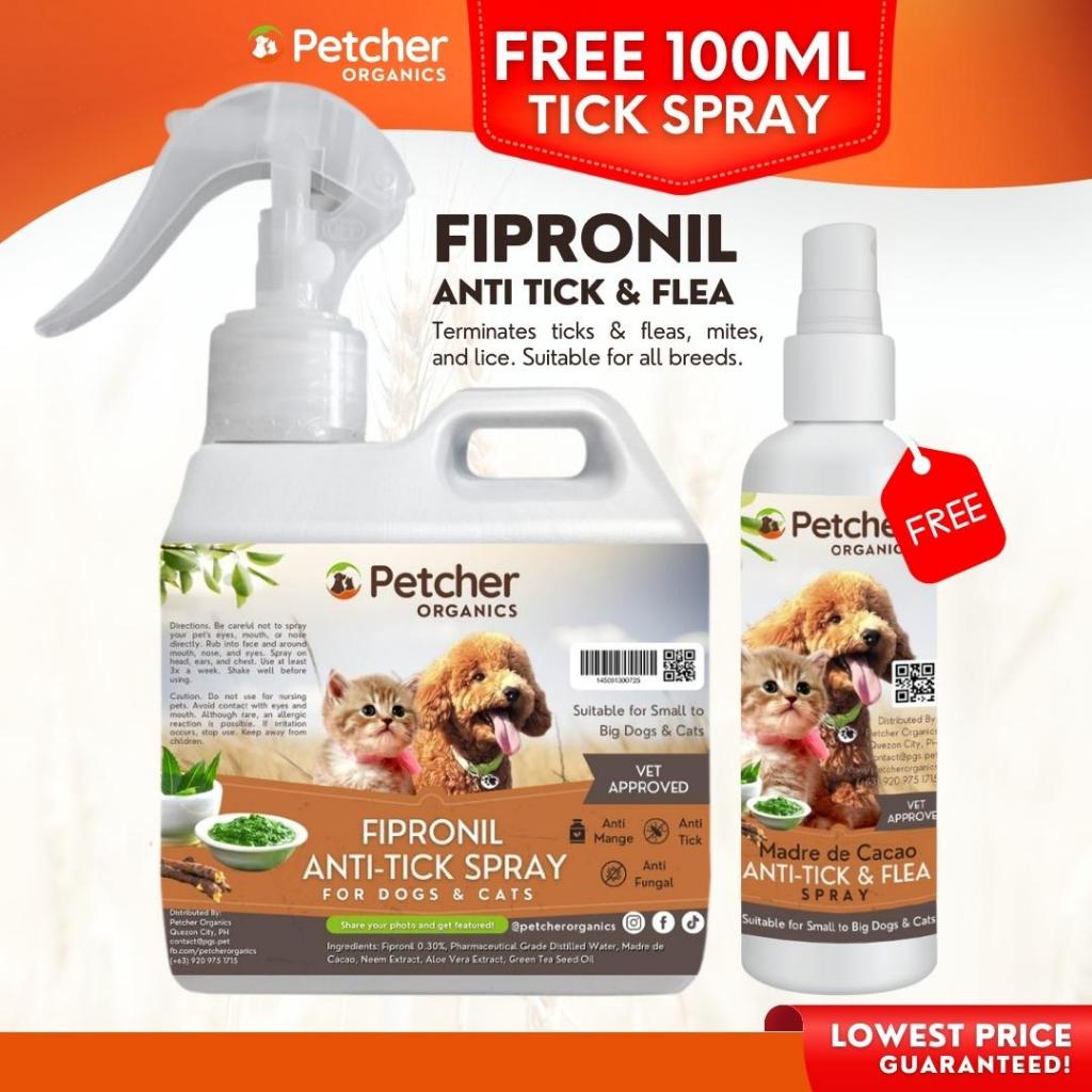 Petcher Tick Buster Fipronil Anti Tick & Flea Treatment for Dogs & Cats
