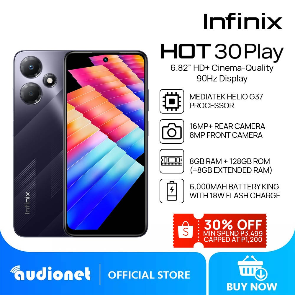 Infinix Hot 30 Play (8GB RAM, 128GB ROM) | Shopee Philippines