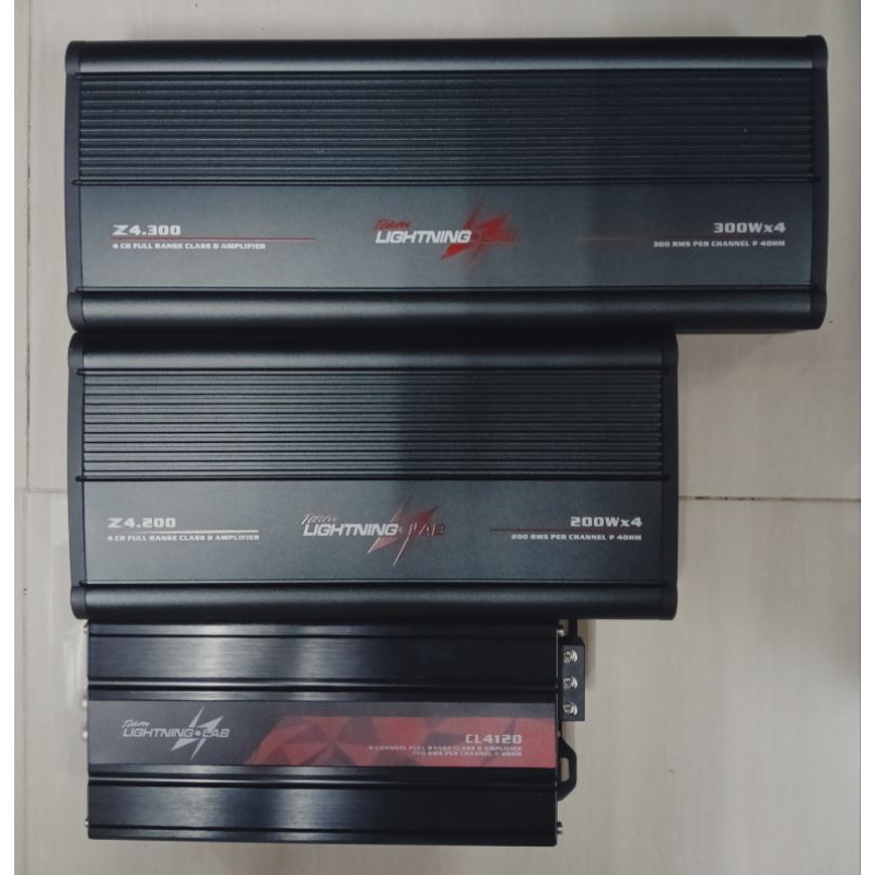 lightning lab Z4.300/Z4.200/CL4120 4 channel Full range Class D Car