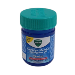 VICKS Vaporub 25g Cold Vaporising ( Camphor, Menthol, Eucalypts Oil ...