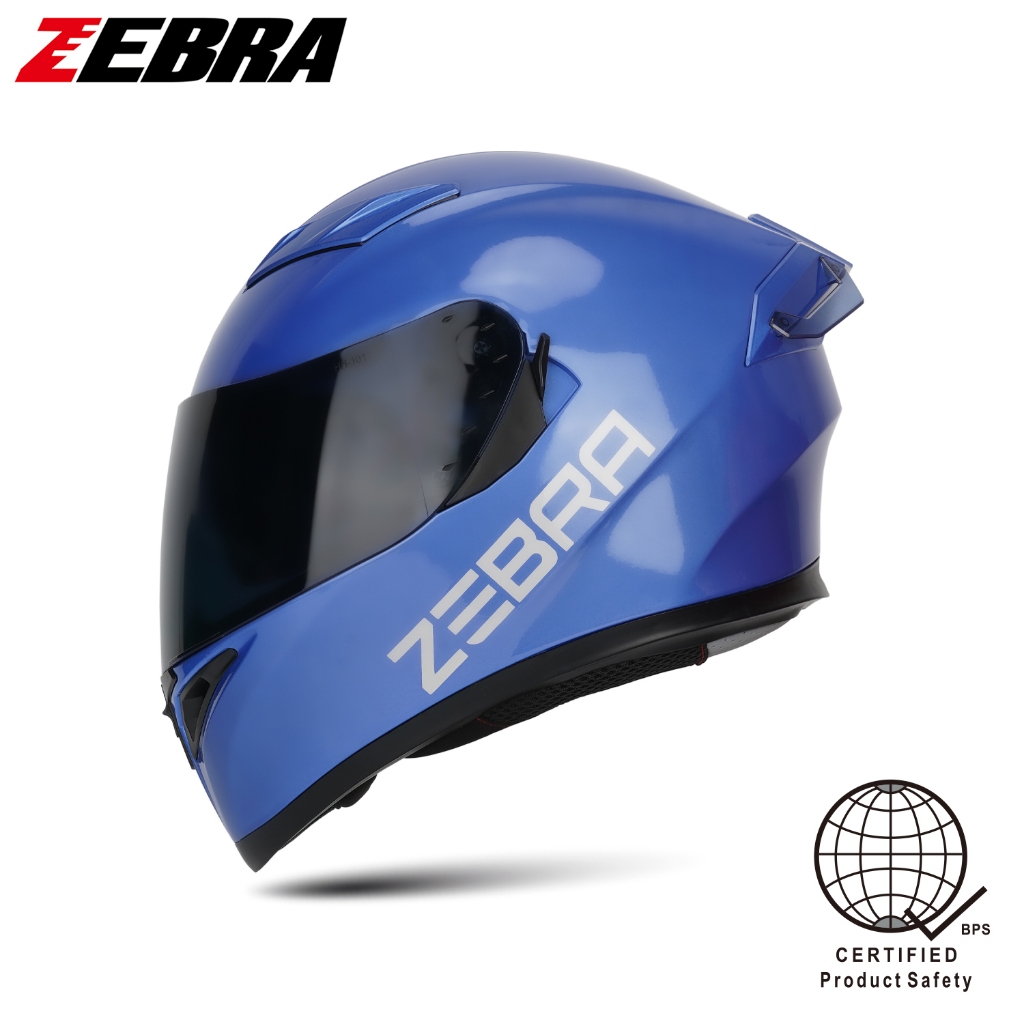 ZEBRA FF801 Motorcycle Helmet Full Face Dual Visor Motor With Free ...