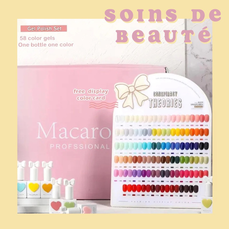 Macaron Gel Nail Polish Set Macaroon Sansu Sweatheart Shopee Philippines