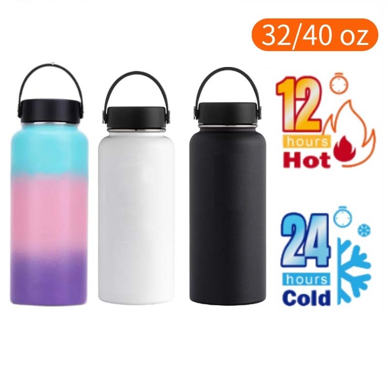 Hydrology Water Bottle Adventure Edition - 22 oz, 32 oz, 40 oz, or 64 oz  with 3