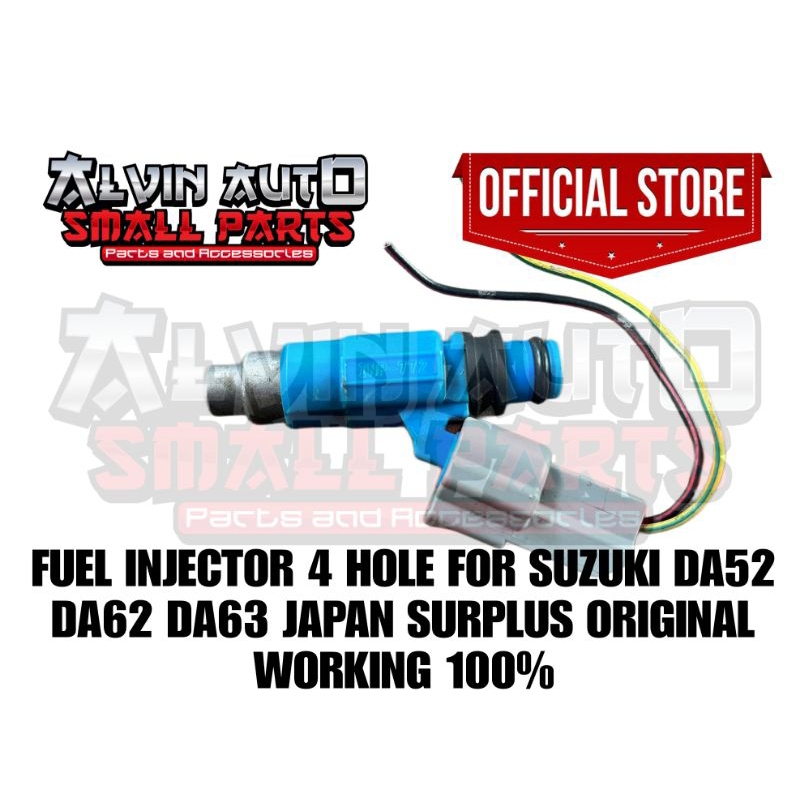 FUEL INJECTOR SUZUKI F6A/K6A DA52/DA62 MULTICAB JAPAN SURPLUS SOLD PER ...