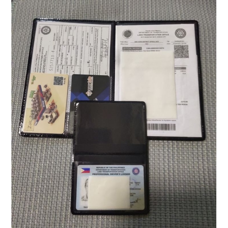 DRIVER'S LICENSE AND OR CR HOLDER WITH RFID SLOTS (GORDON MATERIAL WITH ...