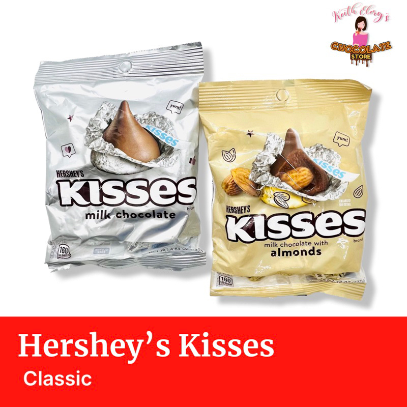 Hersheys Kisses (Milk Chocolate,Almond) | Shopee Philippines