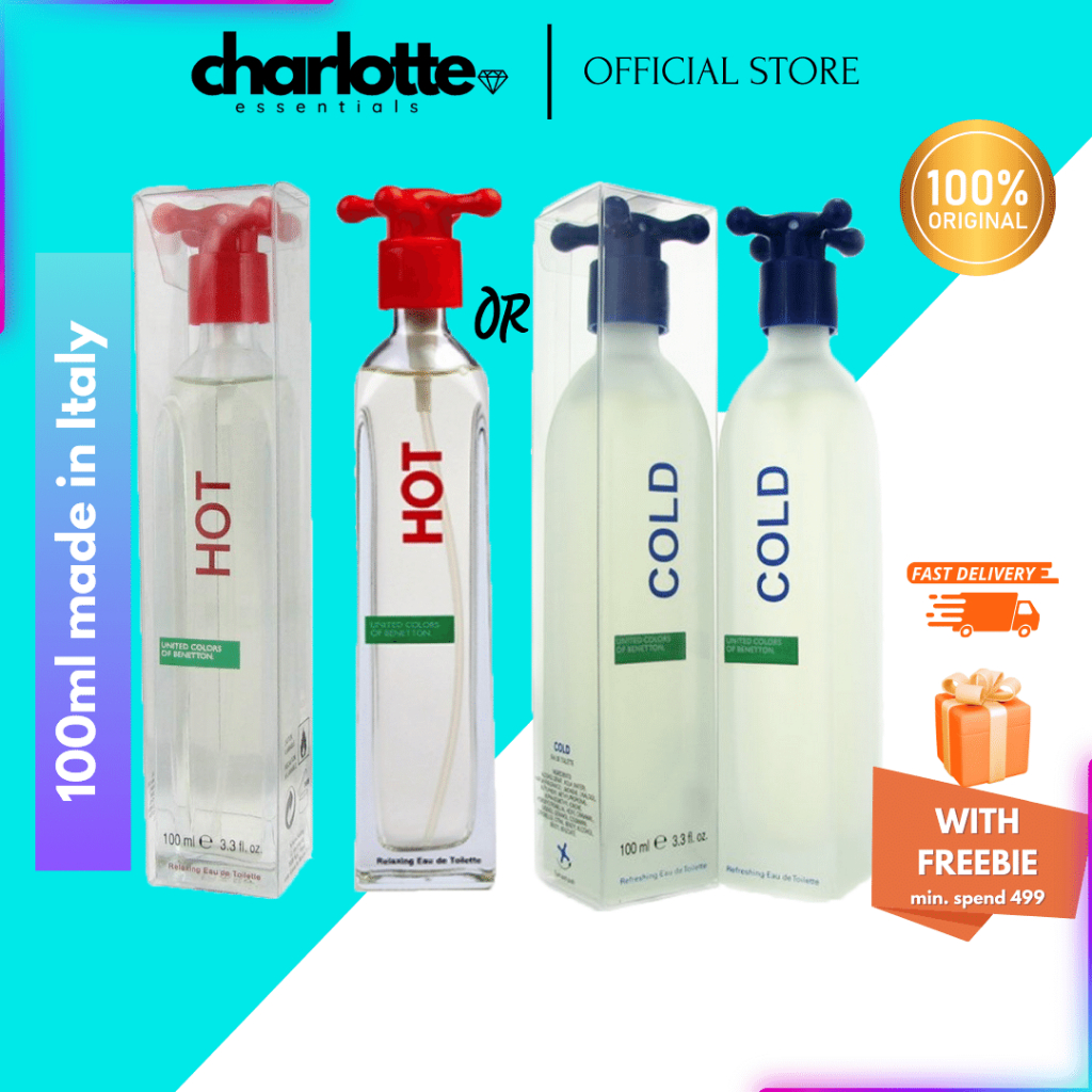 ✅AUTHENTIC Benetton Hot or Cold Unisex 100ml