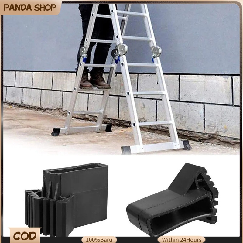 2Pcs Folding Ladder Foot Mat Rubber Ladder Foot Cover Fan-shaped Ladder ...