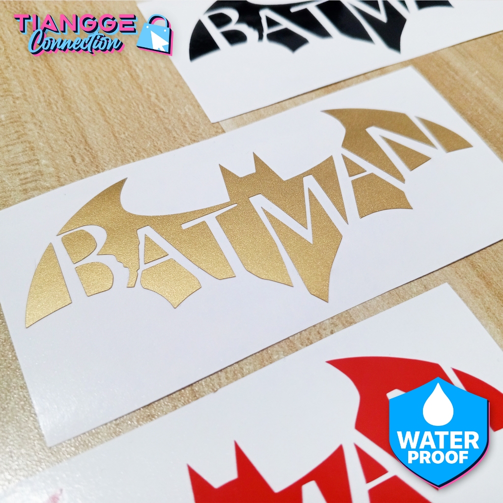 Batman STICKER (WATERPROOF) vinyl decal DC Comics Logo for phone ...