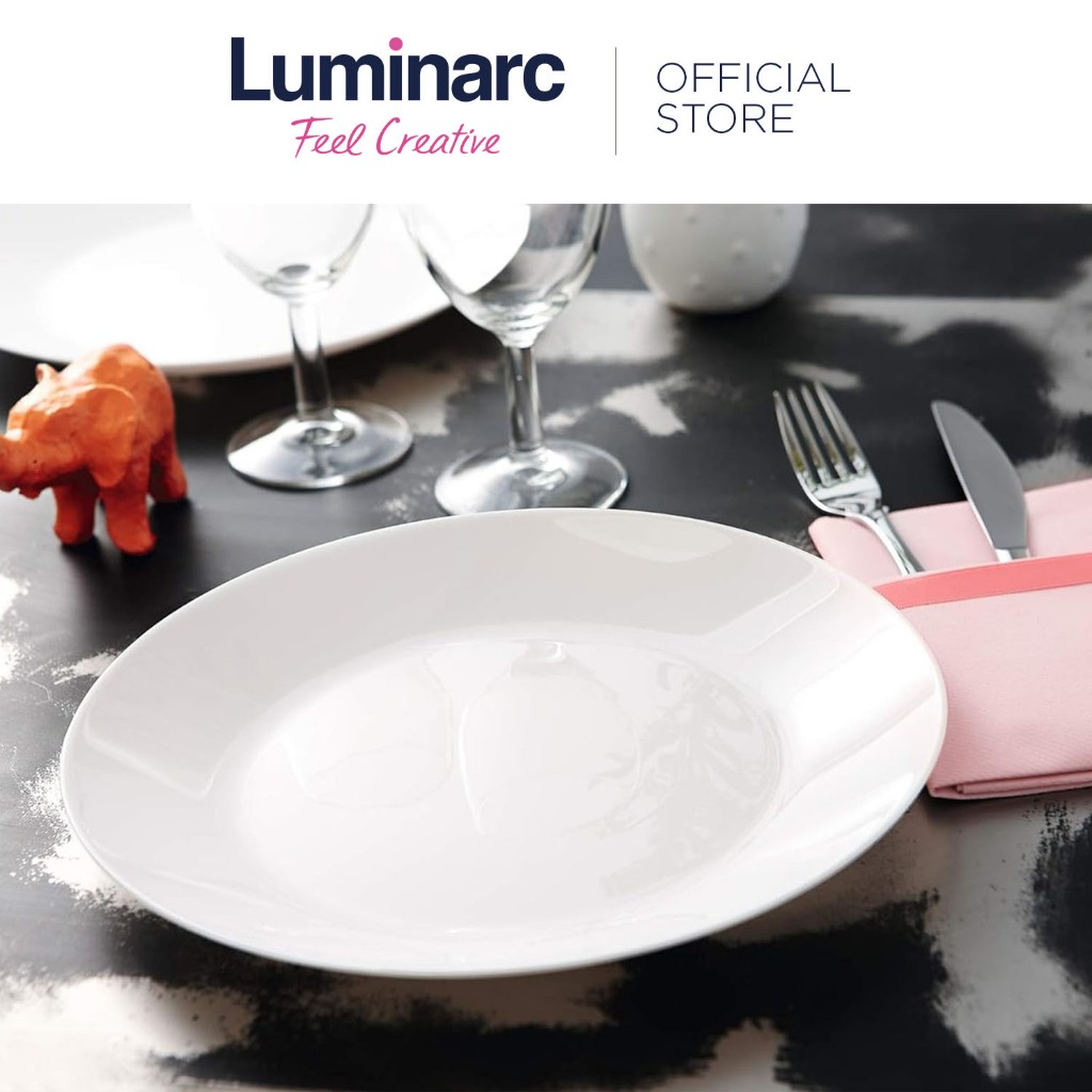 Luminarc 6pc Zelie Dinner Plate 25cm Shopee Philippines
