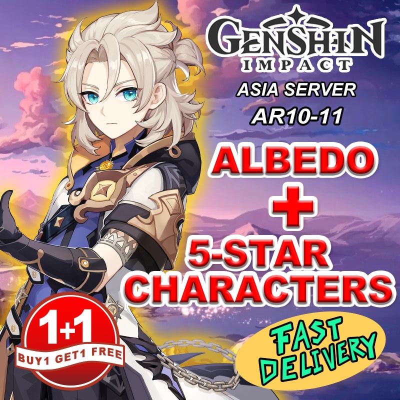 Genshin Impact [2023] Albedo+ 5starCharacters Plush Pendant kids Toy ...