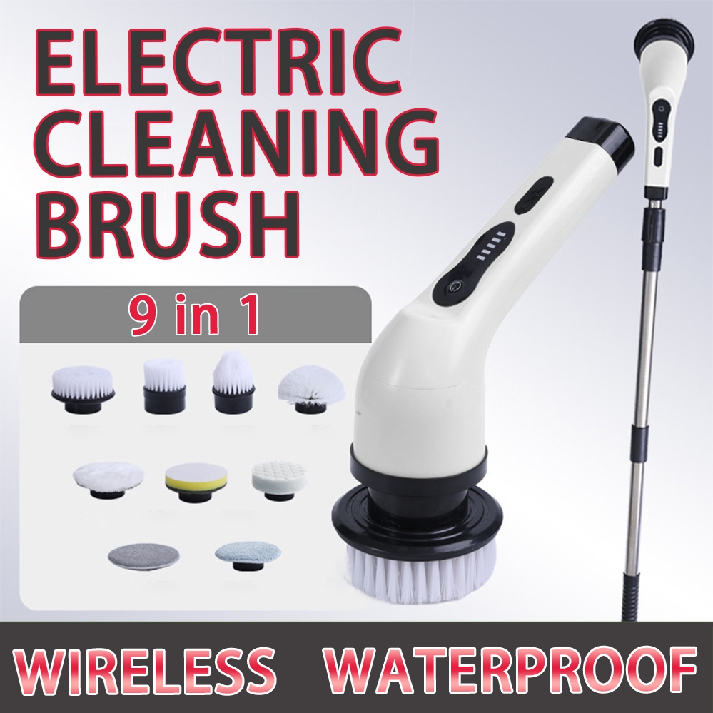 1 Pcs Type-C Charging Wireless Electric Cleaning Brush Multifunctional  7-In-1 Long Handle Retractable Handheld Electric Mop For Household Windows