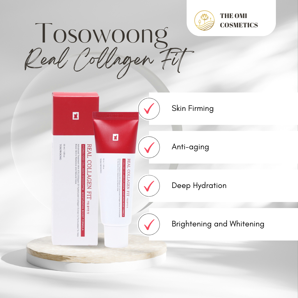 Tosowoong Real Collagen Fit Gives A Natural Glow to The Skin 50g Cream