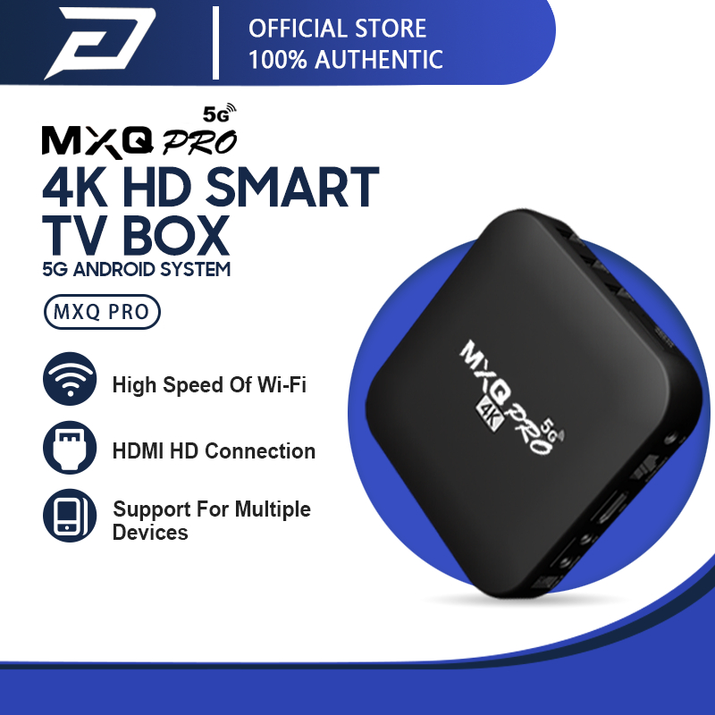 Android IPTV Box Receiver AC Wifi MXQ Pro 4K 5G 16GB Ram and 256GB HD