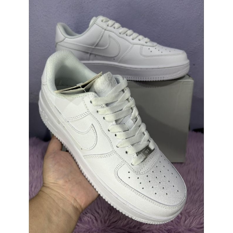 UA Air Force 1 triple white | Shopee Philippines