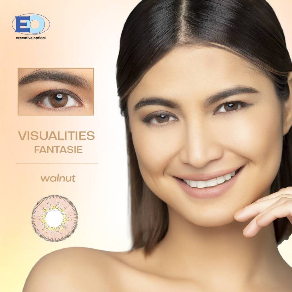 EO Visualities Fantasie Walnut Graded Brown Contact Lenses (6 months
