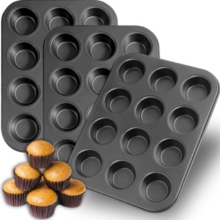 1pc 4/6/12 Cavity Small Cake Mold Baking Pan Nonstick Muffin Pan