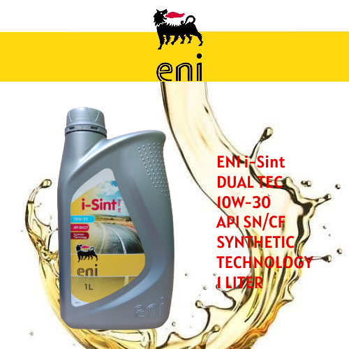 ENI i-Sint DUAL TEC 10W-30 API SN/CF SYNTHETIC TECHNOLOGY 1 LITER ...