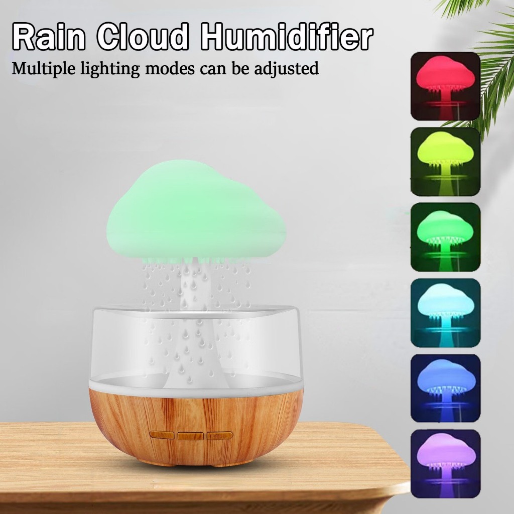 Raindrop Cloud Rain Humidifier Newest Aromatherapy Machine Raincloud ...