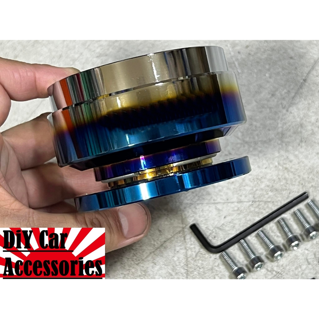 Nrg Quick Release Price UNIVERSAL NRG STEERING WHEEL SHORT 6-HOLE GEN 2.0 QUICK RELEASE ADAPTOR BLACK | Orfeó Universitari De València Amortiguador De Direccion - Foto 2