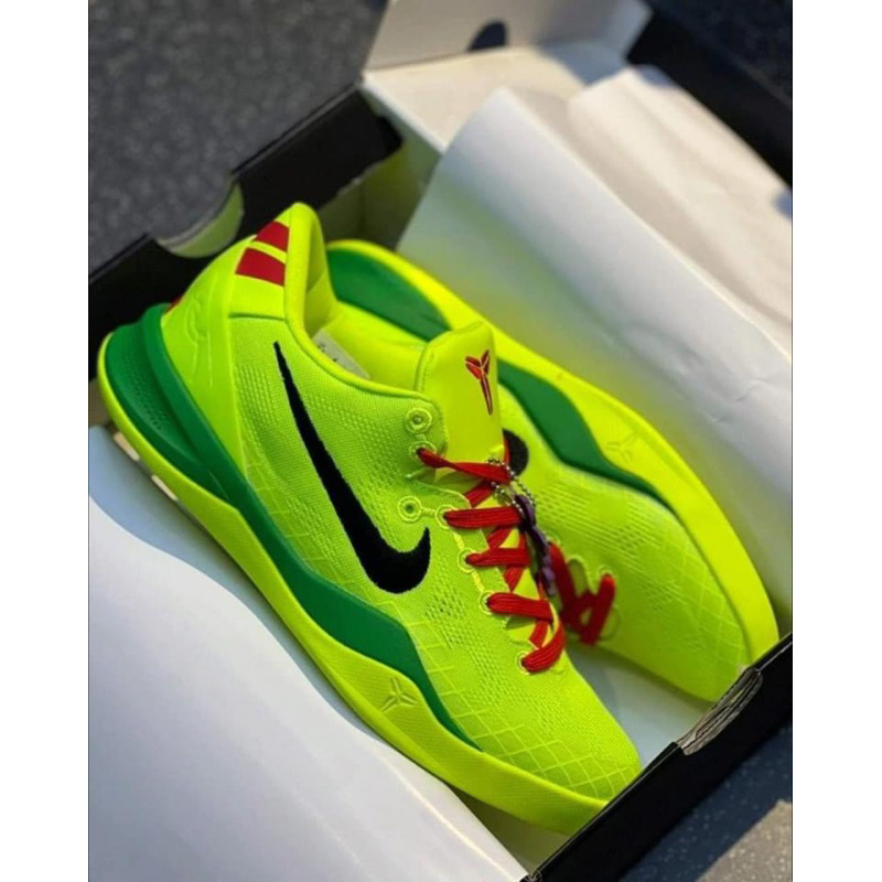 KOBE 8 GRINCH BASKETBALL SHOES HIGH QUALITY