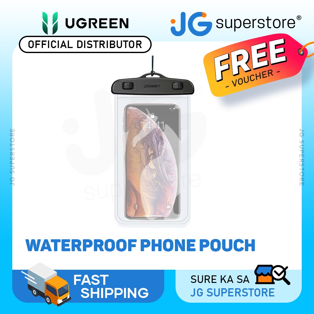Ugreen Custodia Stagna Per Cellulare IPX8 - Protezione Antiurto Per Smartphone - Nera (Modello 60959)