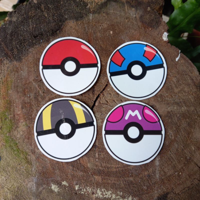 Pokemon Pokeballs Anime Game Fan Made Waterproof Stickers The Con
