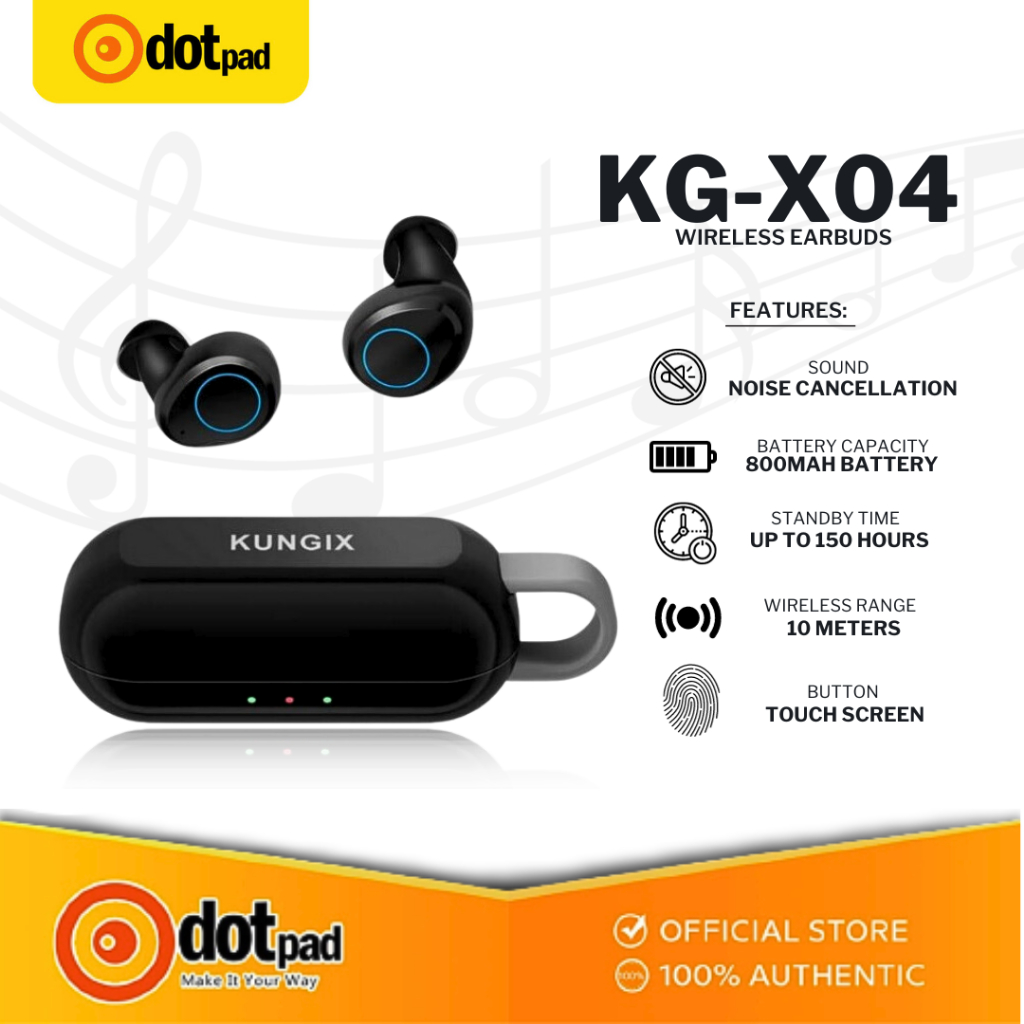 DP KUNGIX KG X04 Wireless In ear Bluetooth 5.0 Earbuds Earphone