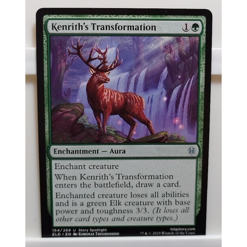 Kenrith's Transformation – Throne Of Eldraine – MTG Magic Card (Near Mint)
