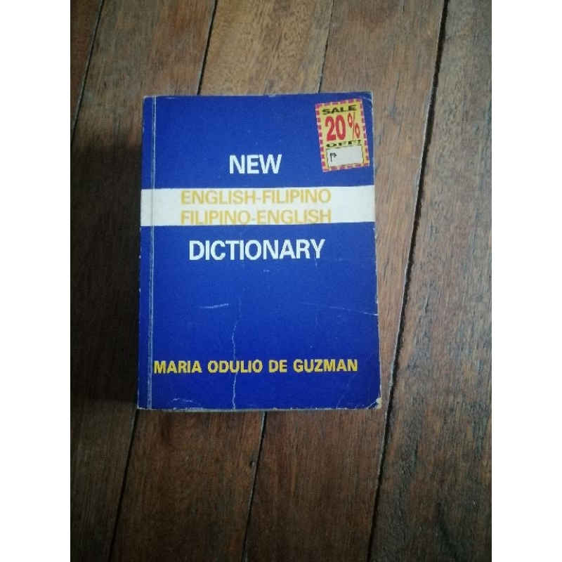 New EnglishFilipino FilipinoEnglish Dictionary Shopee Philippines