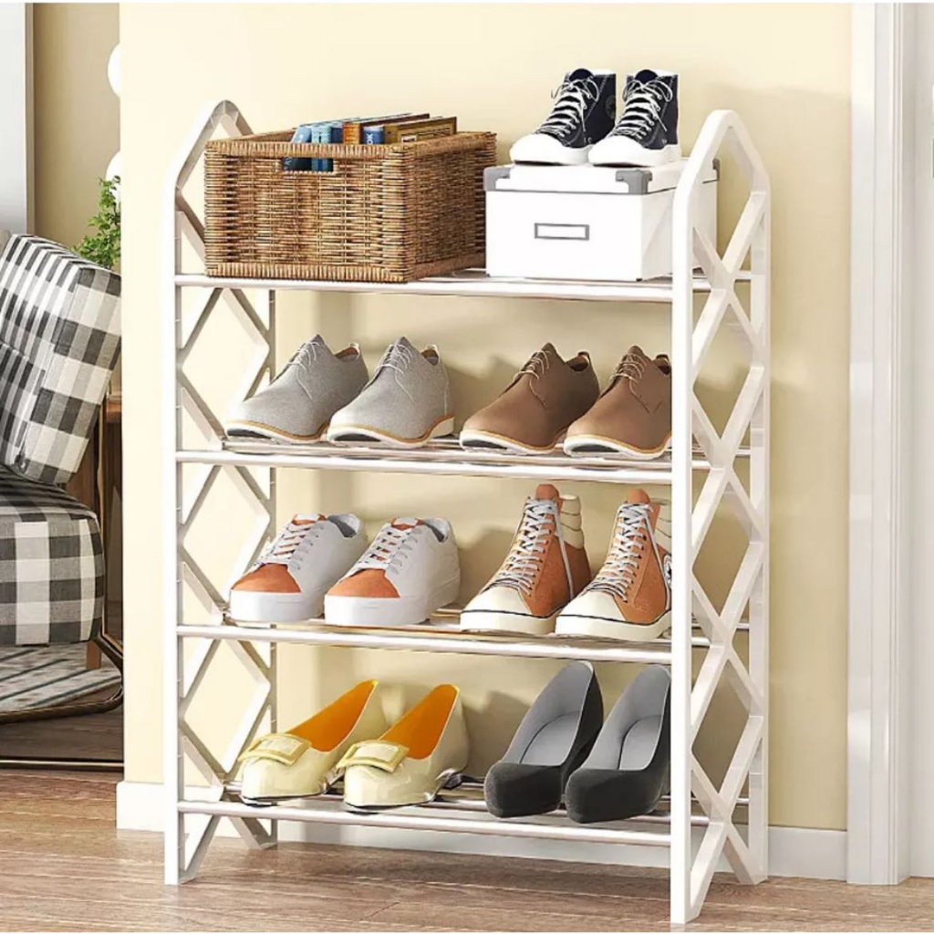 LEDSTAR 4 layer 5 layer simple shoe rack shoe cabinet student dormitory ...