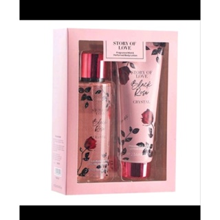 VICTORIA'S SECRET SET LOVE SPELL/ PURE SEDUCTION/ LOVE ADDICT MIST LOTION  LIP 