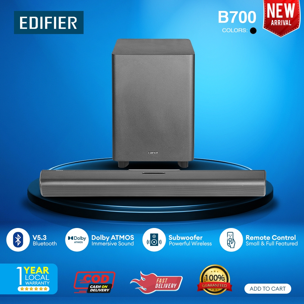 Edifier Speaker EDIFIER B700 iron Speaker/Dolby Atmos Soundbar System