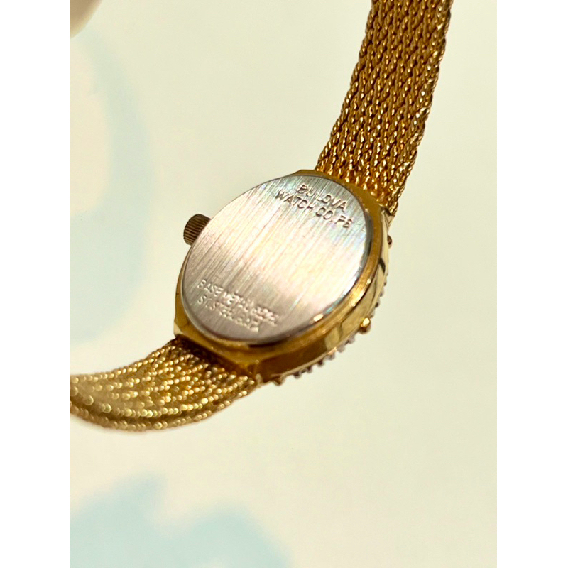 Bulova Vintage Gold gp Diamond Ladies preloved watch Shopee Philippines