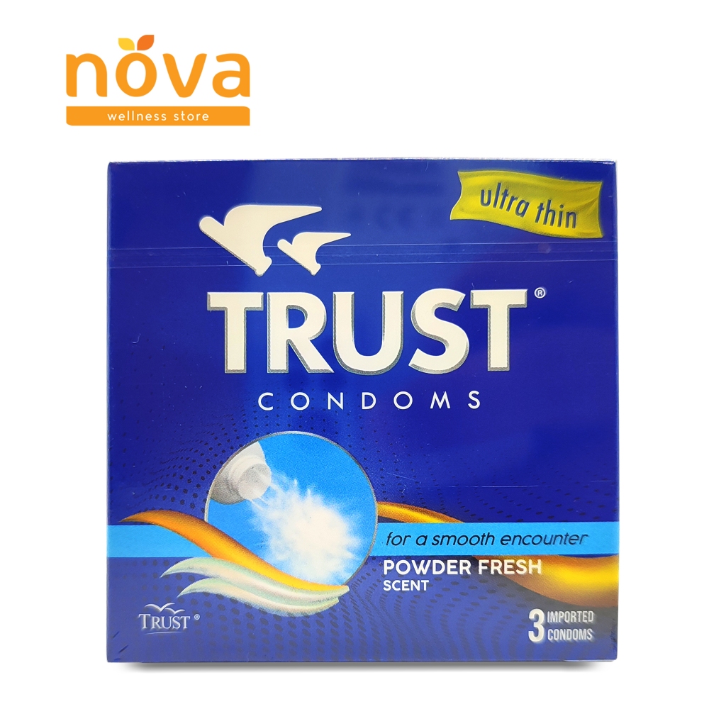 Trust Condoms Ultra Thin 3pcs (pack) | Shopee Philippines